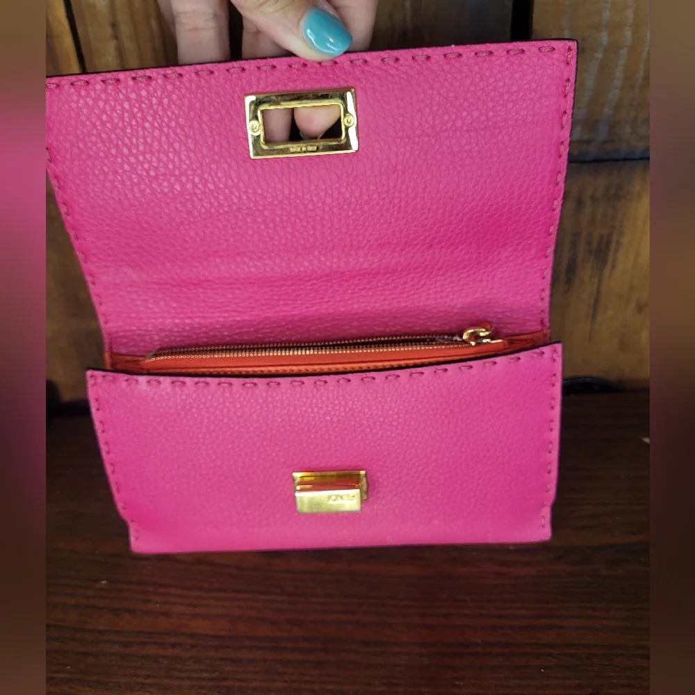 Fendi Peekaboo Selleria Pink Wallet - Picture 11 of 15
